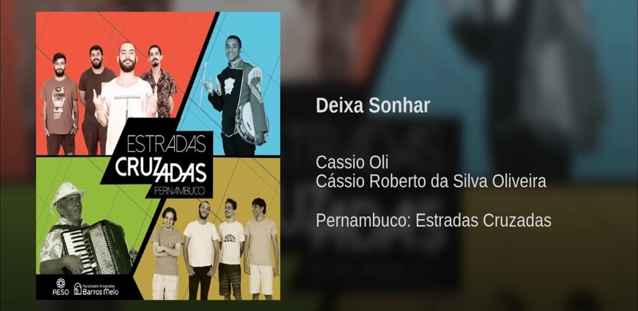 Faixa "Deixa Sonhar" no Youtube Music. Foto: Divulgação.